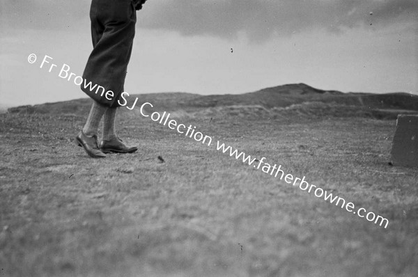 ON GOLF LINKS  MSSRS KELLEHER AND SON AND J LALOR CLOSE UP OF DRIVE BY J LALOR